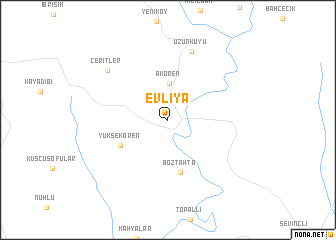 map of Evliya