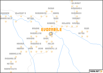 map of Évormbilé