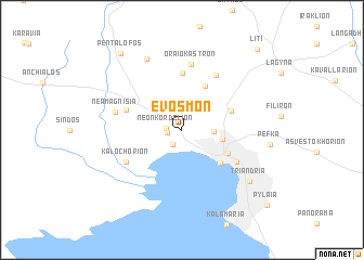 map of Évosmon