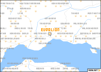 map of Evpálion