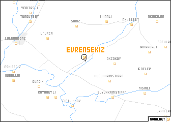 map of Evrensekiz