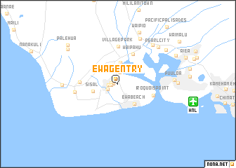 map of Ewa Gentry