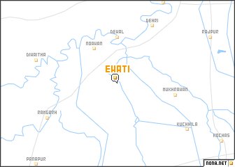 map of Ewatī