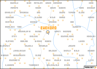 map of Ewekoro