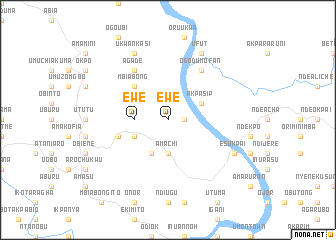 map of Ewe