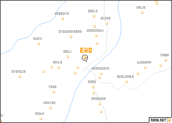 map of Ewo