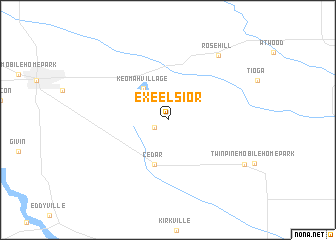 map of Exeelsior