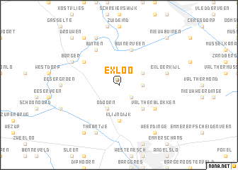 map of Exloo