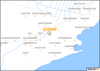 map of Exokhí