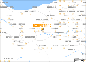 map of Éxo Potámoi