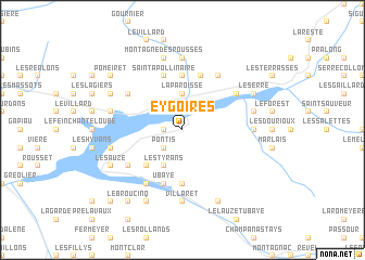 map of Eygoires