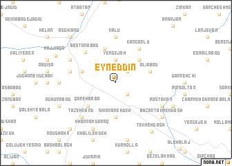 map of ‘Eyn ed Dīn