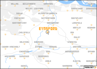 map of Eynsford