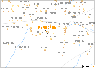 map of ‘Eyshābād