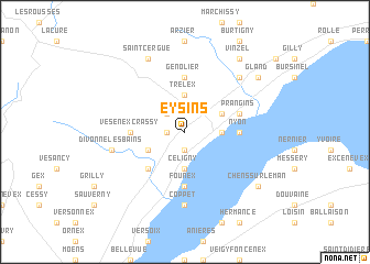 map of Eysins