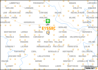 map of Eyssac