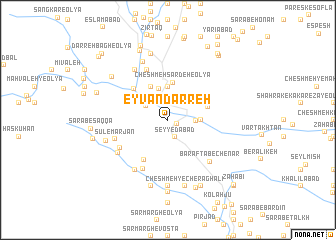 map of Eyvān Darreh