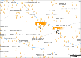 map of Eyvānī