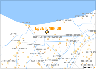 map of `Ezbet Umm Riḍa