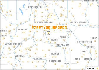 map of `Ezbet Ya`qûb Farag