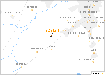 map of Ezeiza
