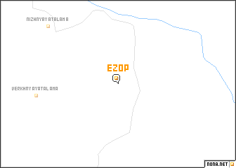 map of Ezop