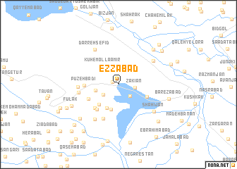 map of ‘Ezzābād