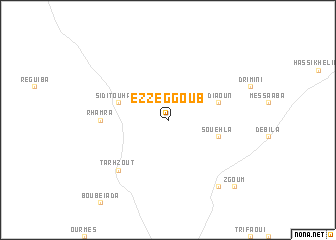 map of Ez Zeggoub