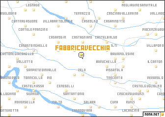 map of Fabbrica Vecchia