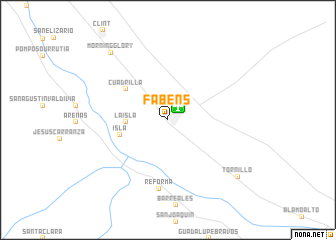 map of Fabens