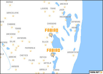 map of Fabião