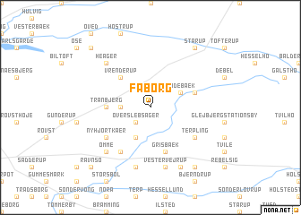 map of Fåborg