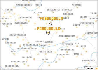 map of Fabougoula