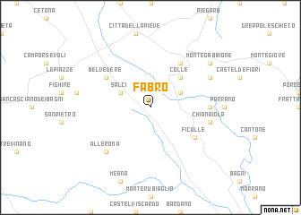 map of Fabro