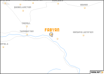 map of Fabyan