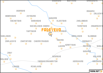 map of Fadeyevo