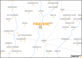 map of Fadézéno