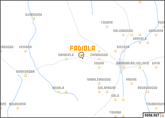 map of Fadiola