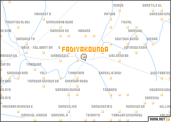 map of Fadiyakounda