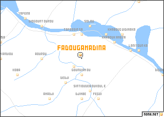 map of Fadouga Madina