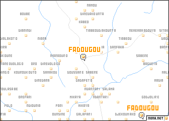 map of Fadougou