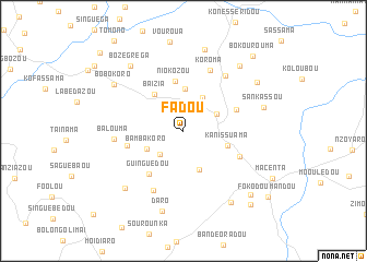 map of Fadou