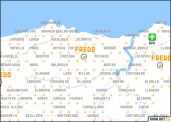 map of Faedo