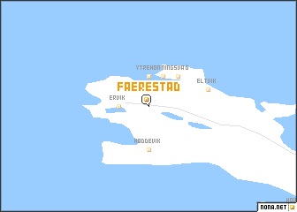 map of Færestad