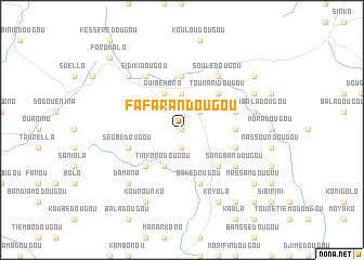 map of Fafarandougou