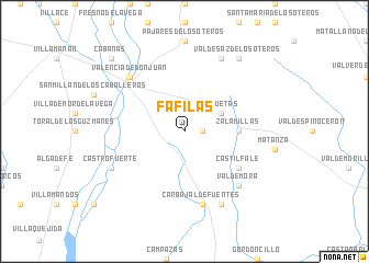map of Fáfilas