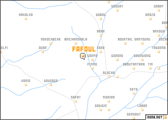 map of Fafoul