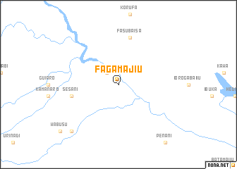 map of Fagamajiu