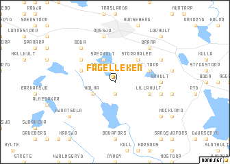 map of Fågelleken