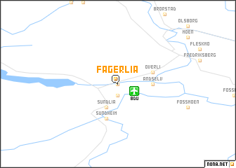 map of Fagerlia